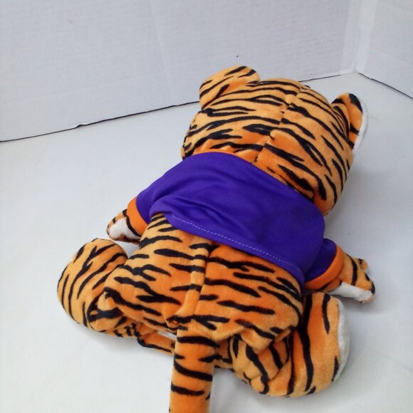Clemson Tigers Talking Smashers Hand Puppet Go Tigers Working - Picture 9 of 9